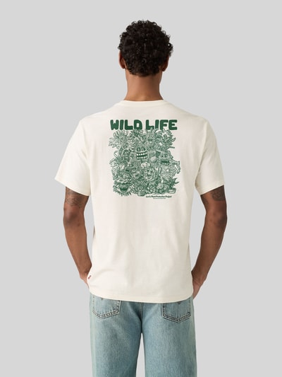 Levi's® Relaxed Fit T-Shirt aus reiner Baumwolle Offwhite 5