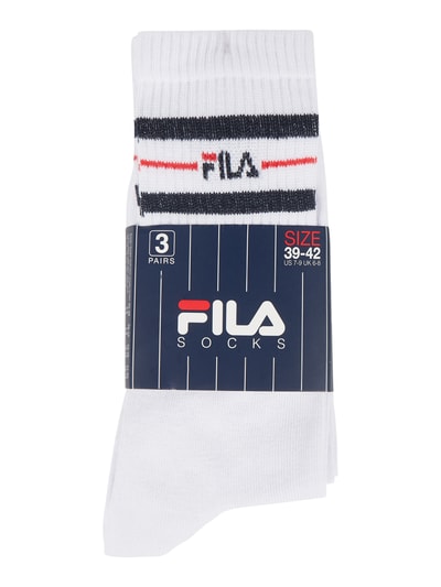 FILA Socken im 3er-Pack Weiss 3
