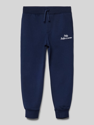 Polo Ralph Lauren Kids Regular fit sweatpants met steekzakken Marineblauw - 1