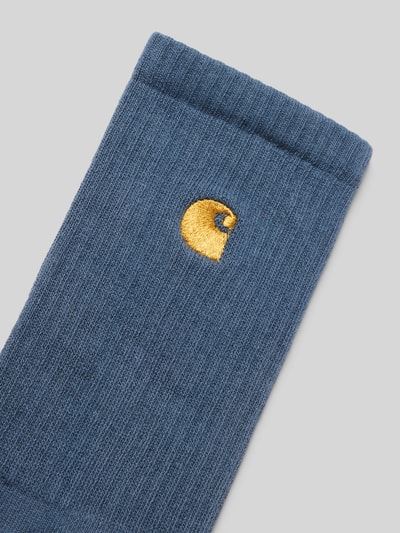 Carhartt Work In Progress Sokken met labelstitching IJsblauw - 2