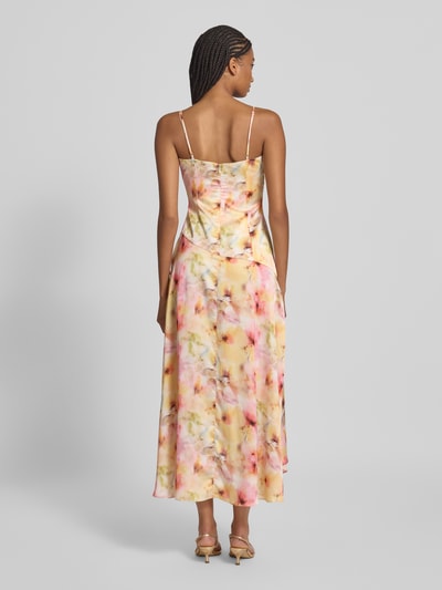 Bardot Abendkleid mit Herz-Ausschnitt Modell 'SORELLA' GELB 5