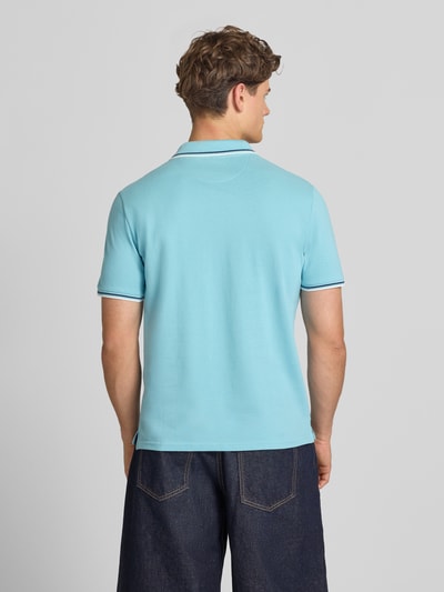 Champion Koszulka polo o kroju slim fit z naszywanym logo Jasnoniebieski 5