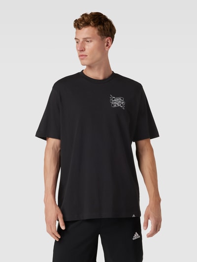 ADIDAS SPORTSWEAR T-shirt met labeldetails Zwart - 4