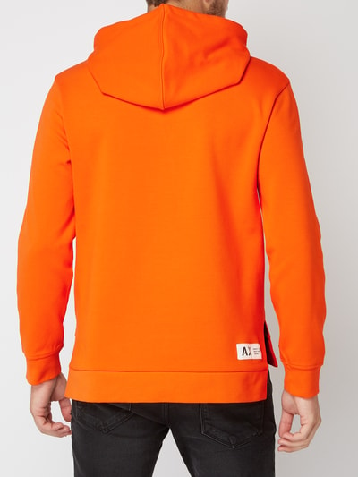 ARMANI EXCHANGE Hoodie mit gummiertem Logo-Print Orange 5