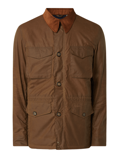 Barbour Jacke aus gewachster Baumwolle  Hellbraun 2