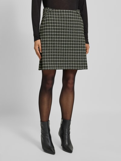 ICHI Minirock mit Strukturmuster Modell 'KATE CLOULE' Khaki 4