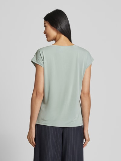 Vero Moda Comfort Fit T-Shirt mit Modal-Anteil Modell 'FILLI' Schilf 5