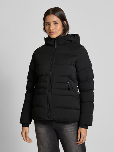 CARS JEANS Steppjacke mit Reißverschlusstaschen Modell 'MONYA' Black 4