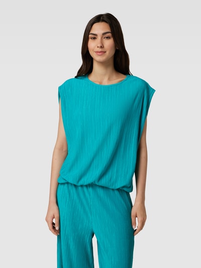 Christian Berg Woman Tanktop met structuurmotief Turquoise - 4