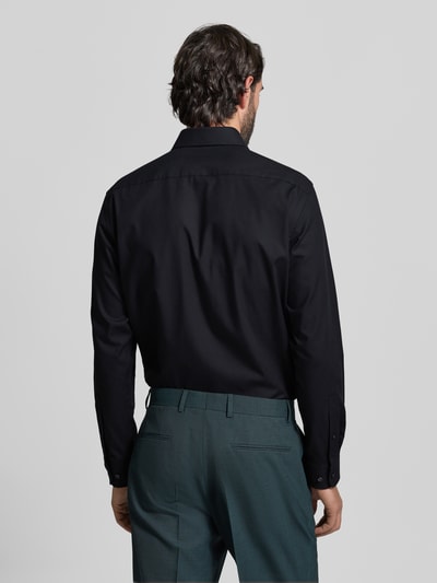Christian Berg Men Regular Fit Businesshemd mit Kentkragen Black 5