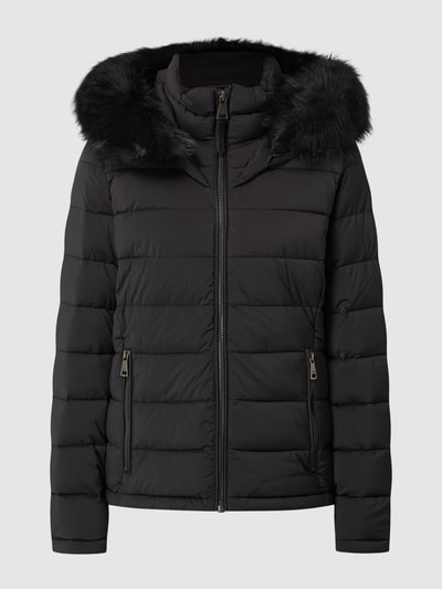 DKNY Steppjacke mit abnehmbarer Kapuze  Schwarz 2