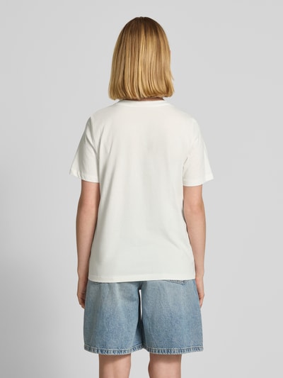 s.Oliver RED LABEL Relaxed Fit T-Shirt aus reiner Baumwolle Weiss 5