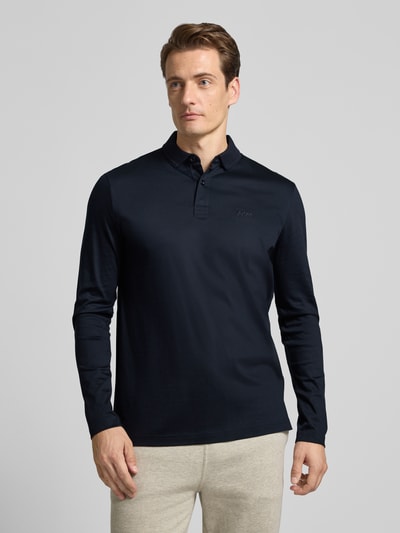 BOSS Green Regular fit poloshirt van puur katoen, model 'PIROL' Donkerblauw - 4