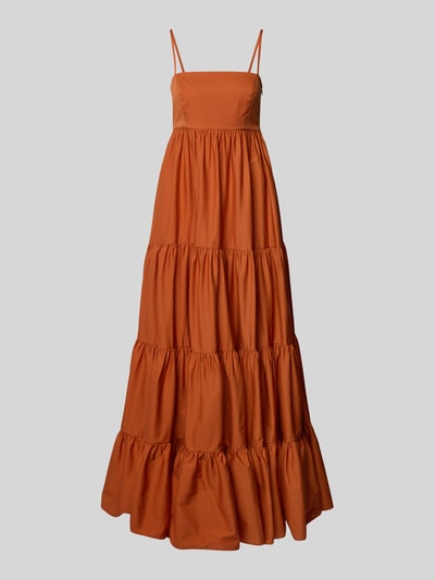 Jake*s Cocktail Abendkleid im Stufen-Look Dunkelorange 2