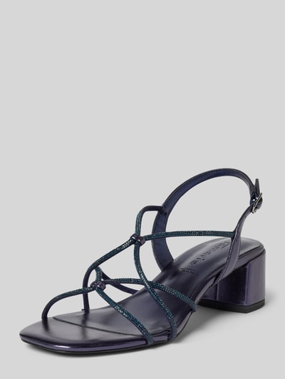 Tamaris Sandalette mit Strasssteinbesatz Hellblau 1