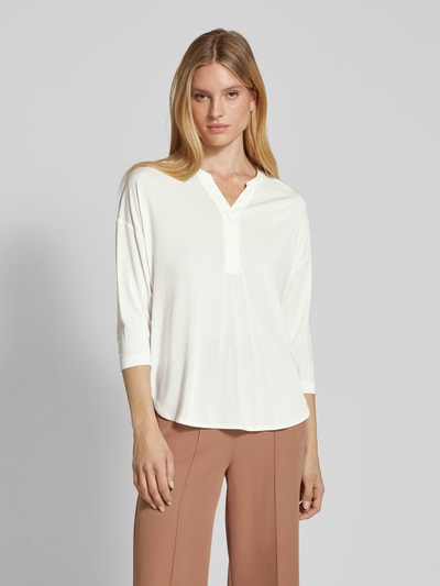 s.Oliver RED LABEL Relaxed Fit Jersey-Shirt mit überschnittenen Schultern Offwhite 4