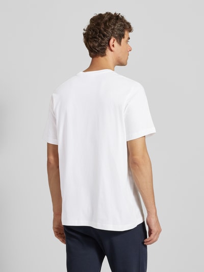 CHAMPION T-Shirt mit Label-Print Weiss 5