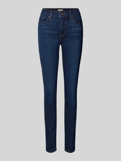 Levi's® 300 Skinny Fit Jeans im 5-Pocket Design Modell 'SHAPING SKINNY' Dunkelblau 2