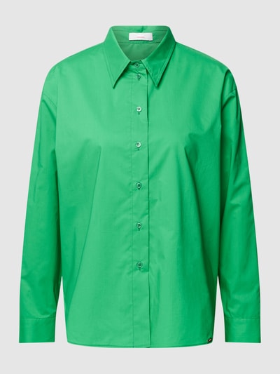 Cinque Bluse mit Hemdblusenkragen Modell 'CITARINA' Grün 2