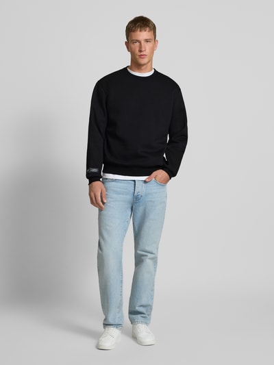 Alpha Industries Sweatshirt mit Label-Detail Black 1