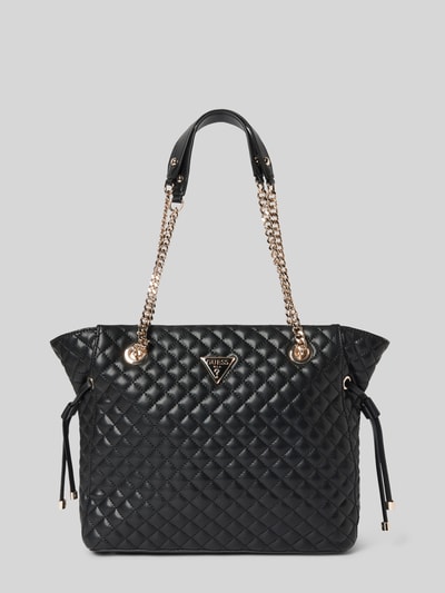 Guess Tote Bag mit Steppnähten Modell 'ECO RIANEE' Black 1