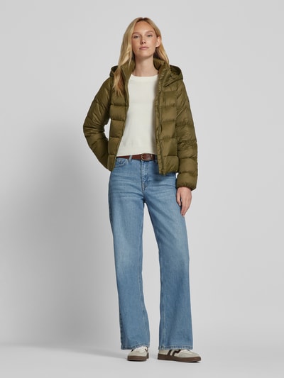 Tommy Hilfiger Daunenjacke mit Stehkragen Khaki 1