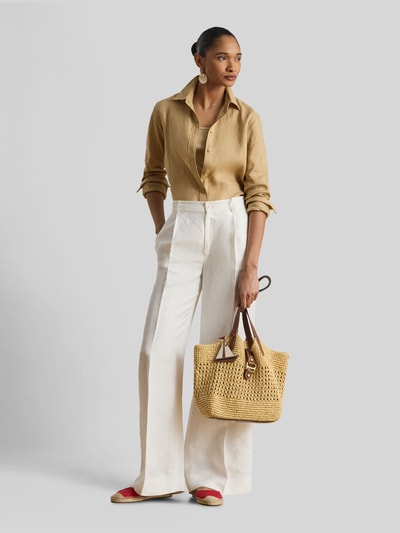 Lauren Ralph Lauren relaxed fit linnen overhemd van puur linnen Beige - 1