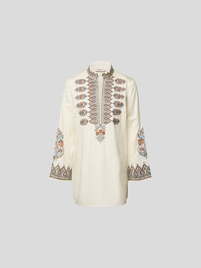 Tory Burch Bluse mit Zierstickerei Beige 2