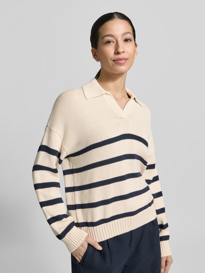 Weekend Max Mara Sweter z dzianiny z mieszanki bawełny o kroju regular fit model 'PANFILO' Écru 3