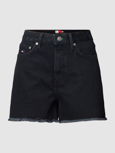 Tommy Hilfiger Straight Fit Jeansshorts im 5-Pocket-Design Black 2