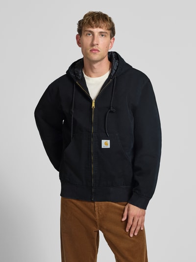 Carhartt Work In Progress Bomberjacke mit gefütterter Kapuze Modell 'OG Active Jacket' Black 4