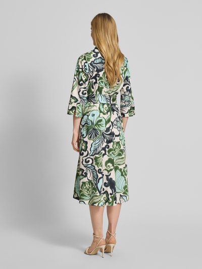 Christian Berg Woman Hemdblusenkleid mit Bindegürtel Dunkelgruen 5