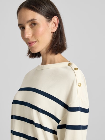 Tommy Hilfiger Relaxed Fit Langarmshirt aus reiner Baumwolle Weiss 3