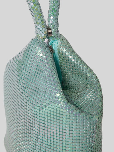 Jake*s Cocktail Handtas met all-over strass-steentjes Turquoise - 3