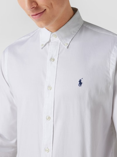 Polo Ralph Lauren Custom Fit Freizeithemd mit Stretch-Anteil Weiss 3