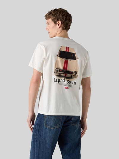 Levi's® relaxed fit T-shirt van puur katoen Offwhite - 5