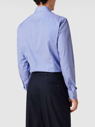 BOSS Slim Fit Business-Hemd mit Streifenmuster Modell 'Hank' Royal 5