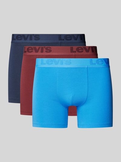 Levi's® Trunks mit elastischem Logo-Bund im 3er-Pack Blau 1