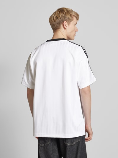 adidas Originals T-Shirt mit Label-Print Weiss 5