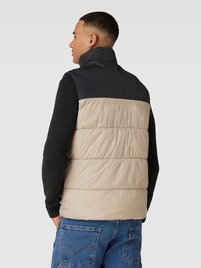 Jack & Jones Steppweste mit Stehkragen Modell 'TOBY' Offwhite 5