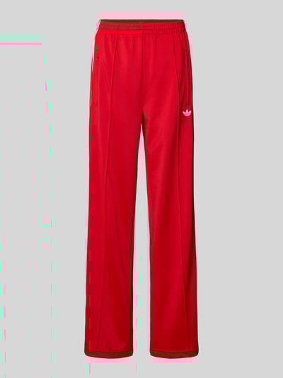 adidas Originals Trainingsbroek met elastische band en logo, model 'FIREBIRD' Rood - 1