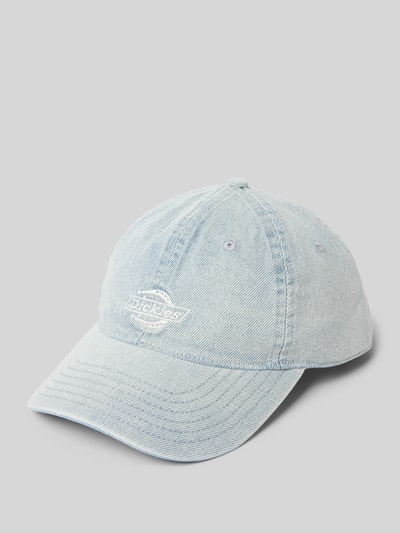 Dickies Basecap mit Label-Stitching Modell 'DAD' Jeansblau 1