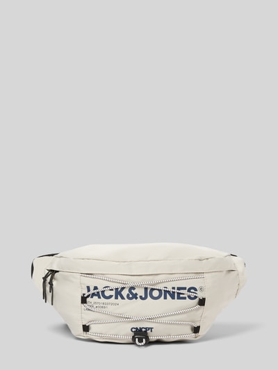 Jack & Jones Bauchtasche mit Label-Print Modell 'JACZITRUS' Beige 2