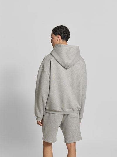 RHUDE Oversized Hoodie mit Logo-Stitching Hellgrau 5