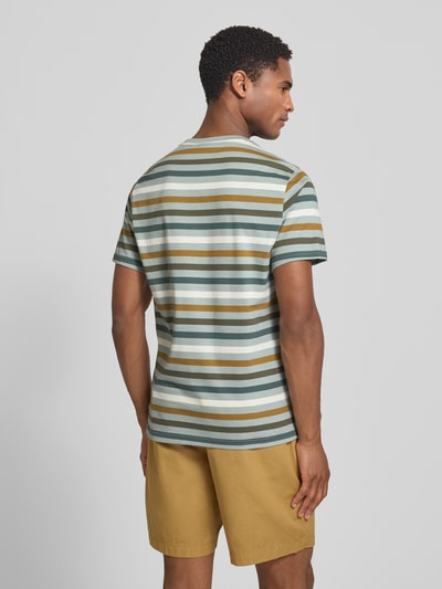 Barbour regular fit T-shirt van puur katoen model 'ROKEBY' Olijfgroen - 5