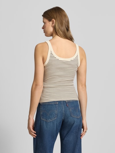 Levi's® Slim Fit Tank Top aus Baumwoll-Mix Ecru 5