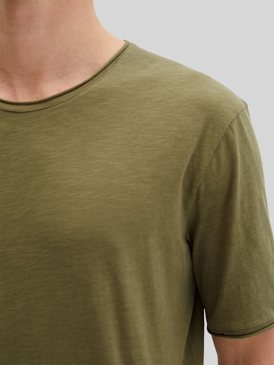 Marc O'Polo Regular Fit T-Shirt aus reiner Baumwolle Oliv 3