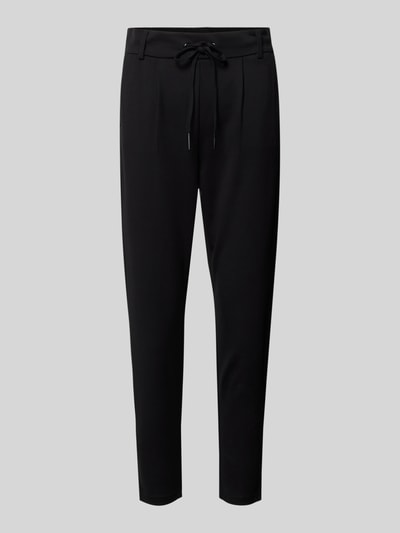 Produktfoto, Gerade Hose aus Viskose-Mix Modell 'POPTRASH' von ONLY in Optik: Unifarben, Passform: Gerade, Jersey-Stretch Materialverarbeitung