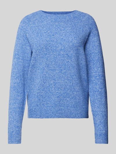 Vero Moda Langärmeliger Strickpullover Modell 'DOFFY' Blau Melange 1