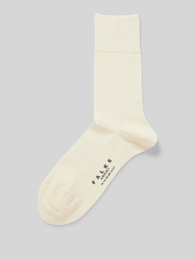 Falke Socken mit Label-Detail Modell 'AIRPORT' Offwhite 1